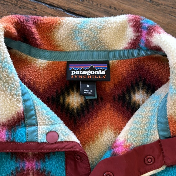 Patagonia Synchilla Snap T fleece pullover Timber Twist - Picture 4 of 5